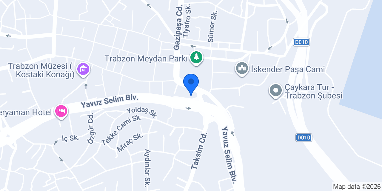 Natural Clinic Trabzon konumu