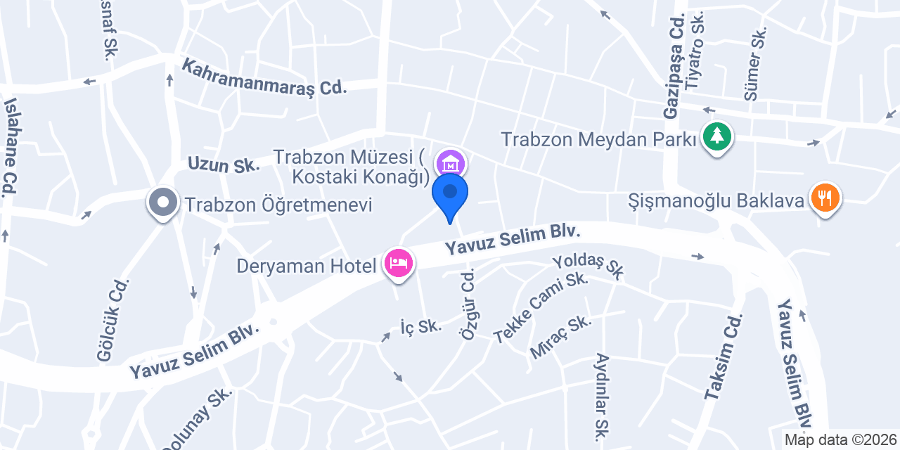 Crakers Pizza Uzun Sokak konumu