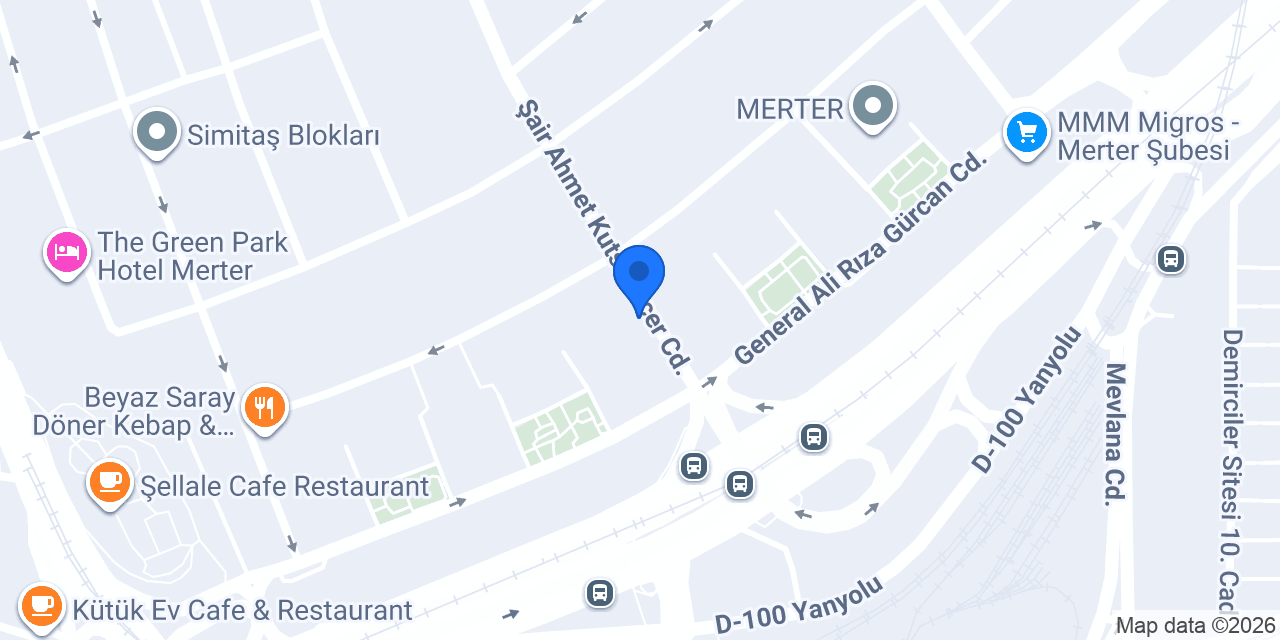 Merter Baklavacısı konumu
