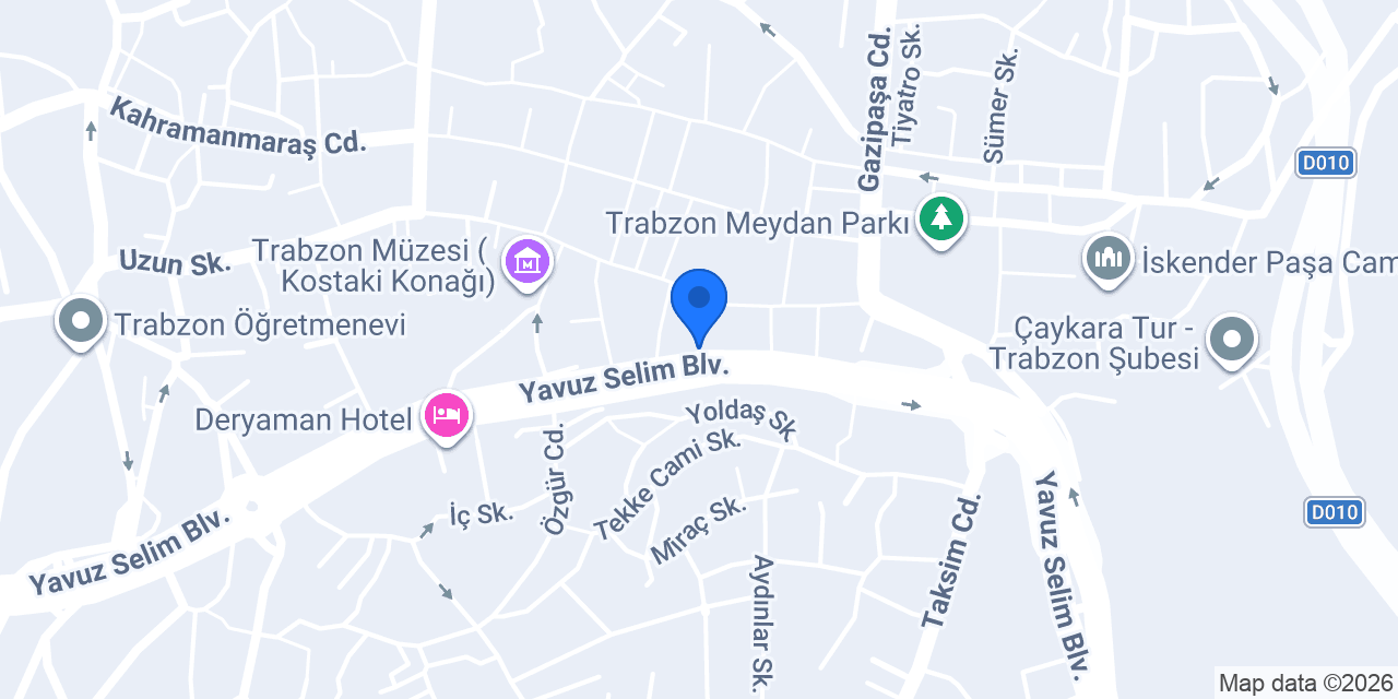 Trabzon Danışmanlık konumu