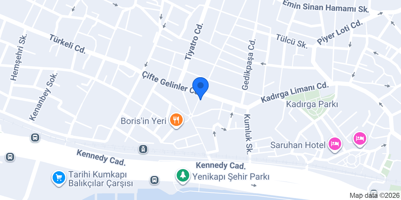 Kumkapi Tiryakii konumu