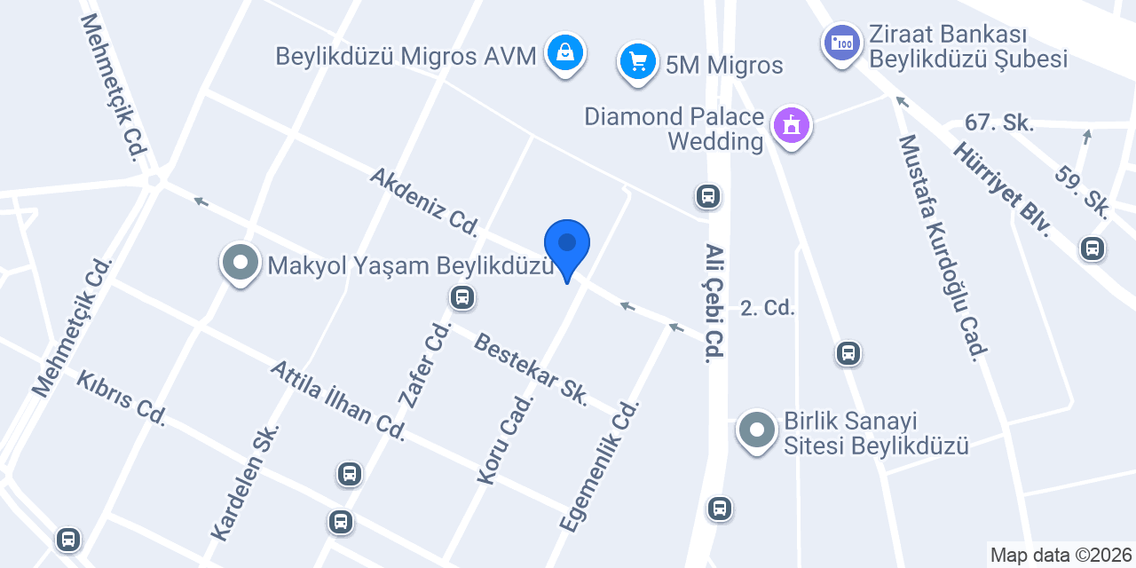Erdaloğlu Mühendislik konumu
