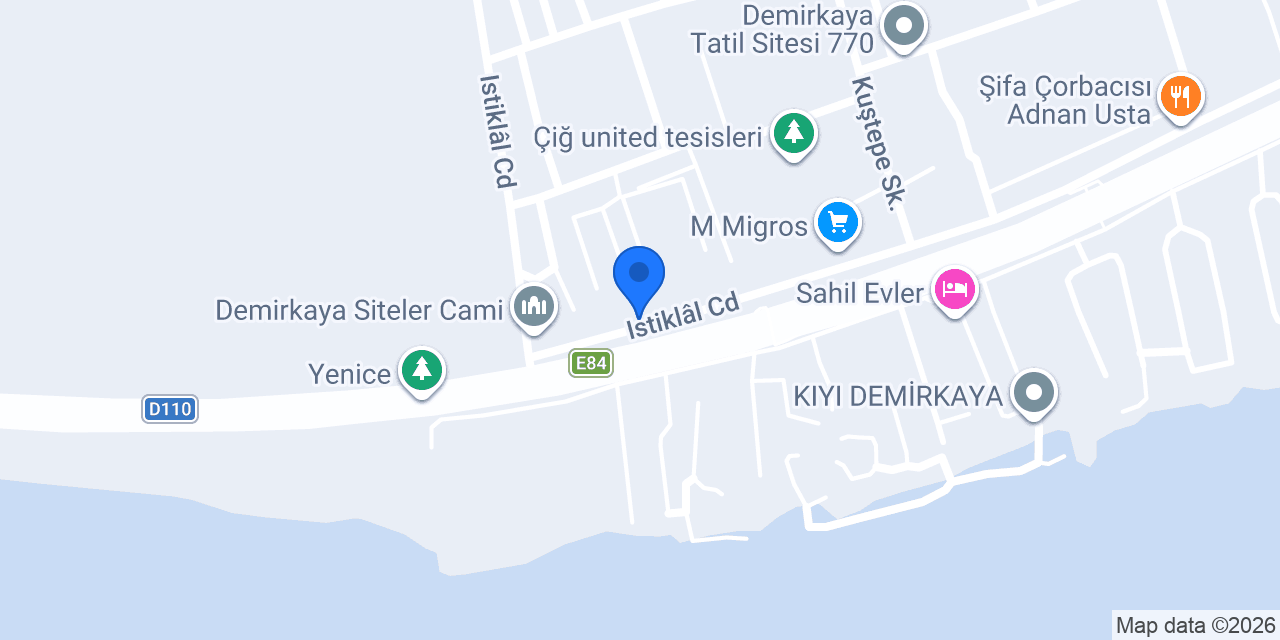 İsis Club Tekirdağ konumu