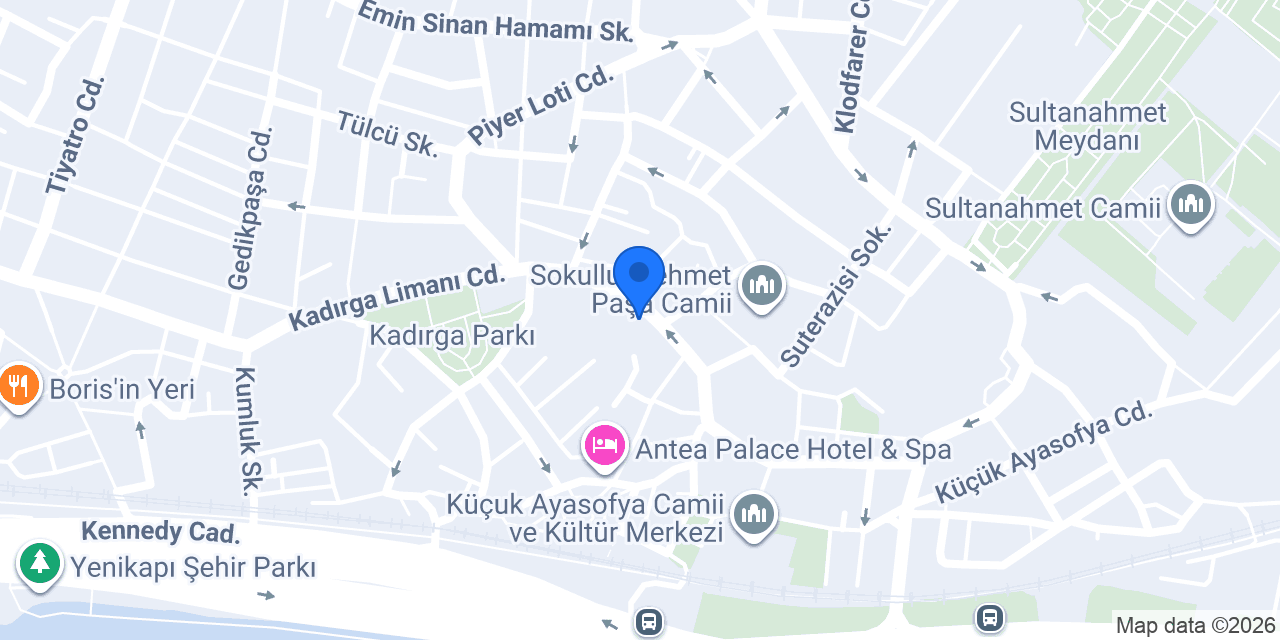 Çiğköfteci Sırrı Usta konumu