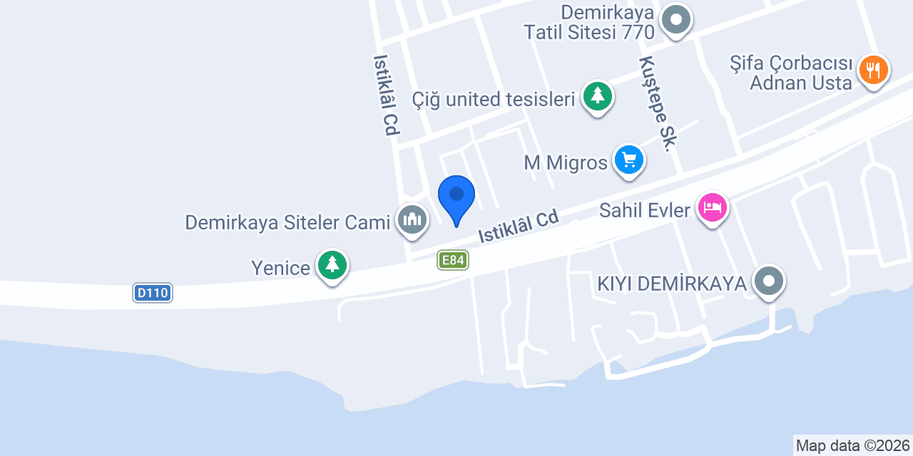ATRİUM DEMİRKAYA A BLOK konumu