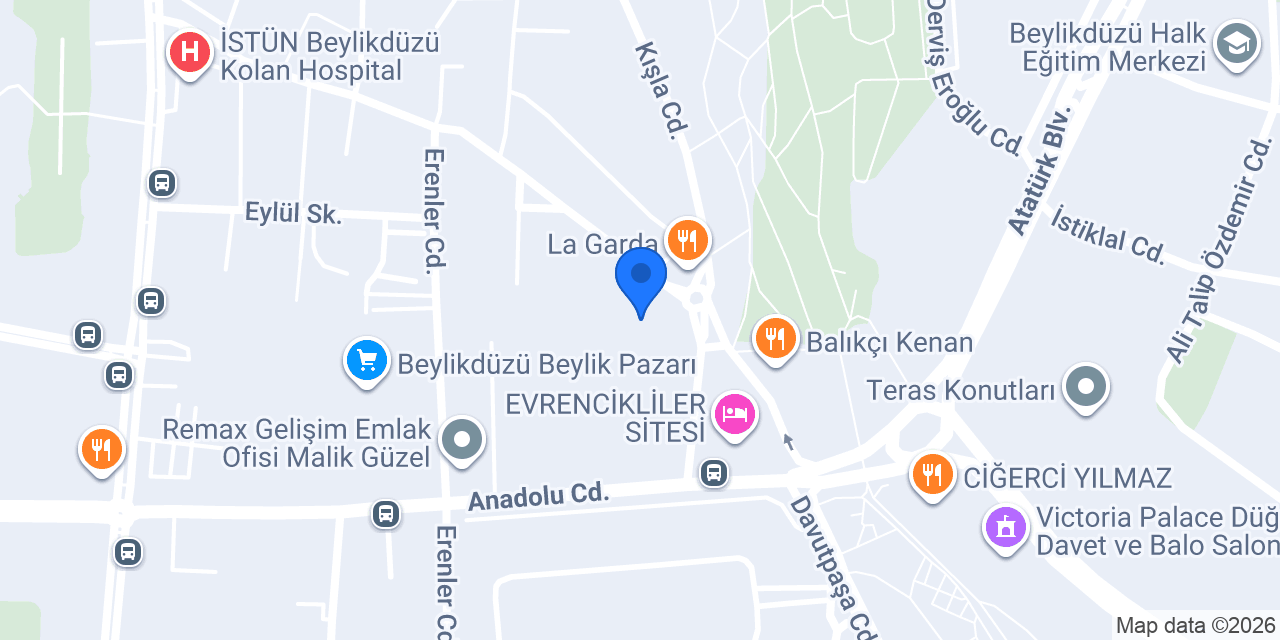 Kuaför Faruk Yalın Exlusive konumu