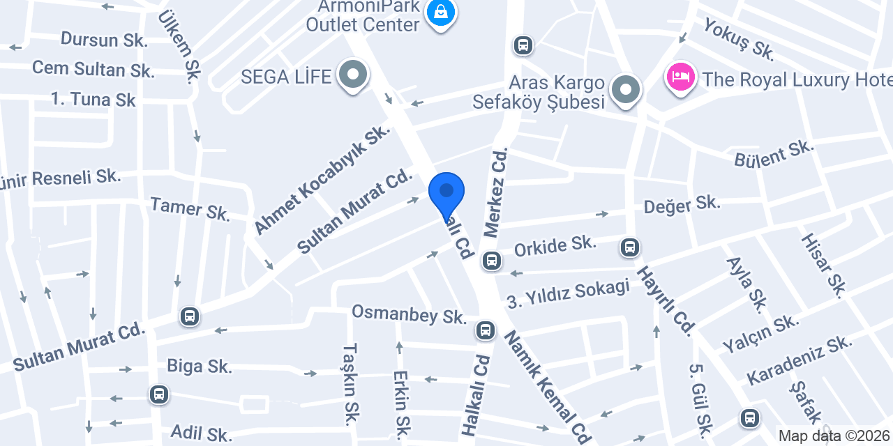 Merkez Ticaret konumu
