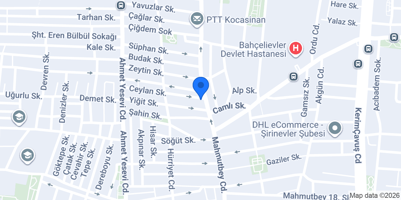 Baba Döner konumu