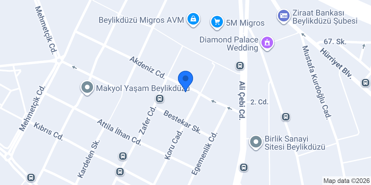 Parla Sürücü Kursu konumu