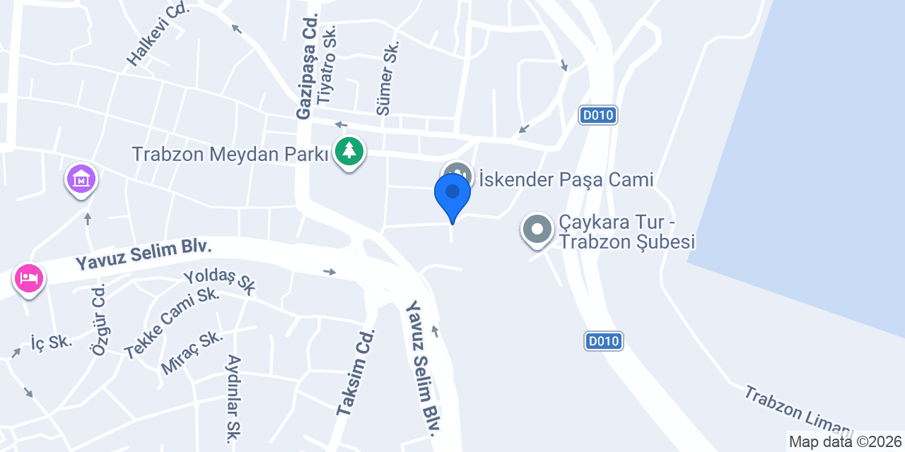 Hotel Nur konumu