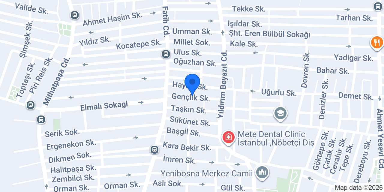 Cake Bake İstanbul konumu