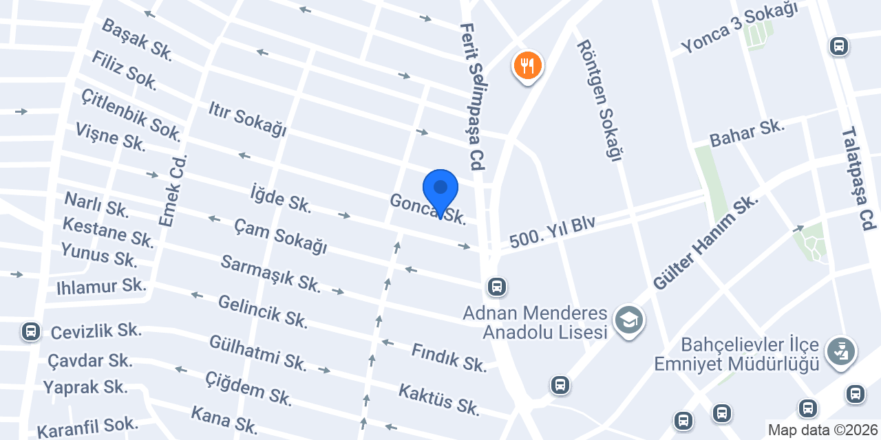 Sevimler Elektronik konumu