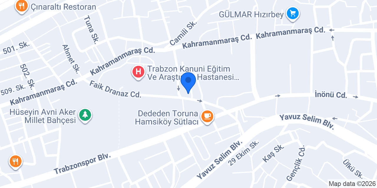 Yavuz Eczanesi konumu