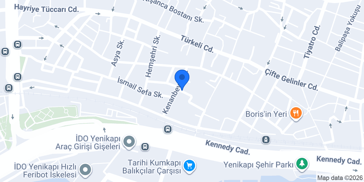 Royal Hotel Kumkapı konumu