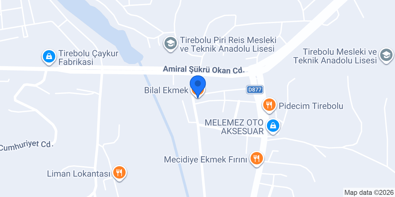 Bilal Ekmek konumu