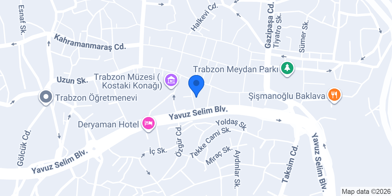 ATEŞ DÖNER TRABZON konumu