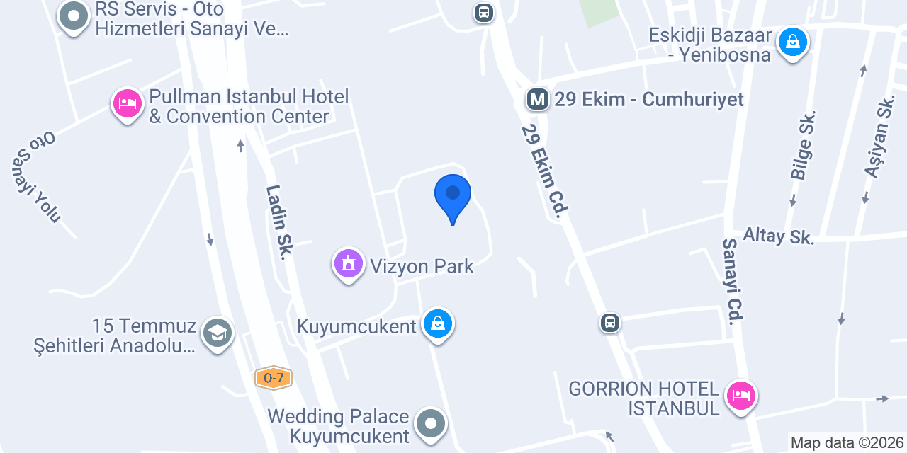 Biiset Zincir konumu