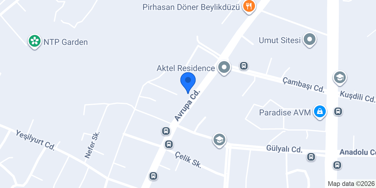 Bey kebap restaurant konumu