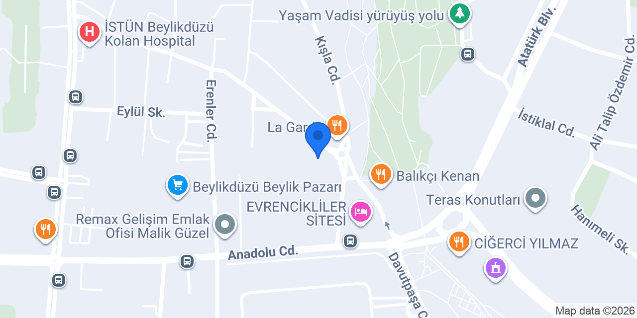 Hayal Atölyen konumu