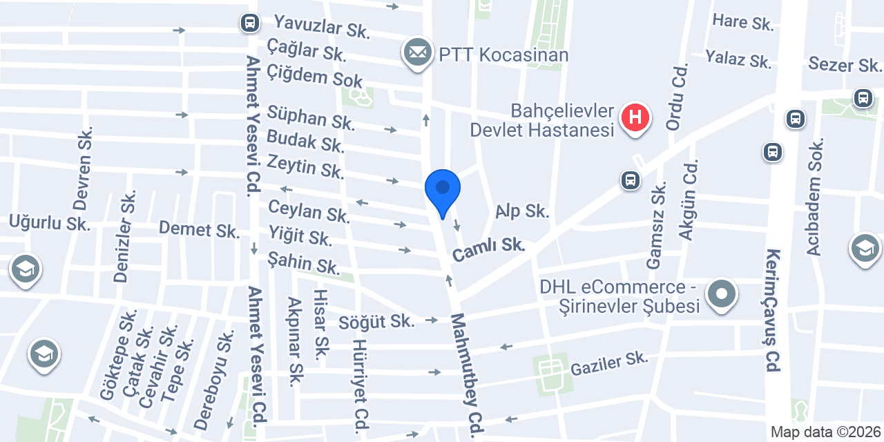 Şeffaf Optik konumu