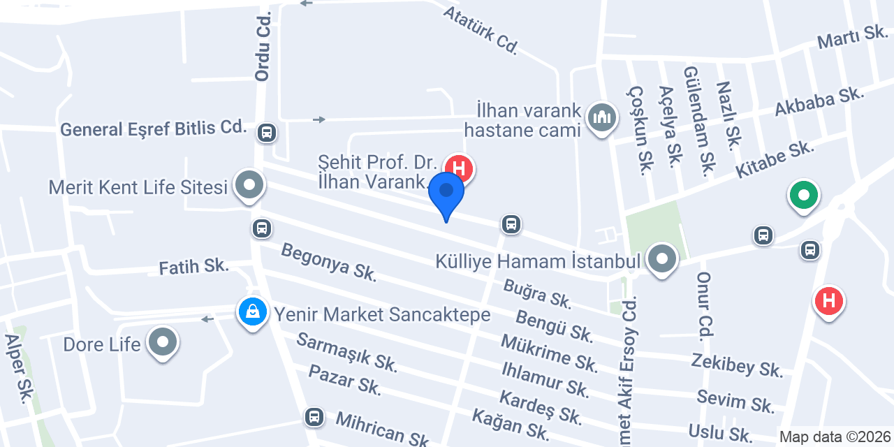 Eczane Mentol Artı konumu