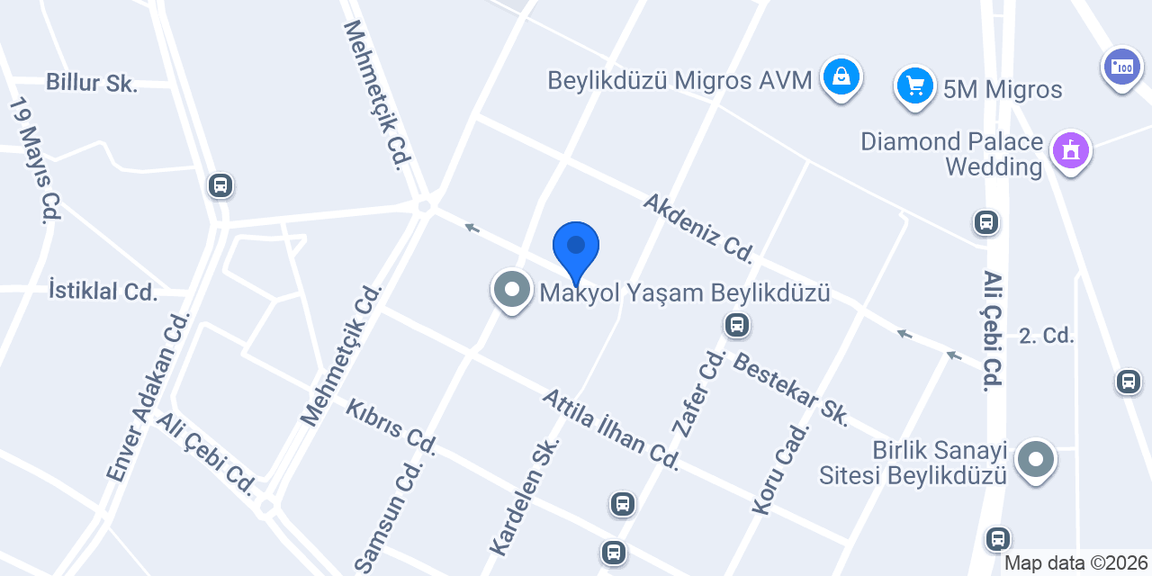 The Most Beylikdüzü konumu