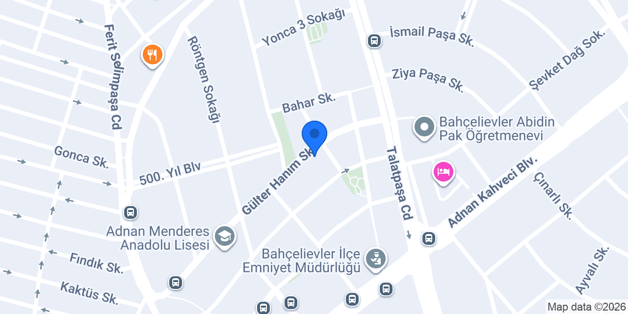Çağdaş Taksi konumu