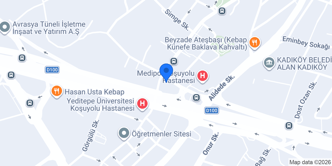 Op.Dr.Nurdan Leylek konumu