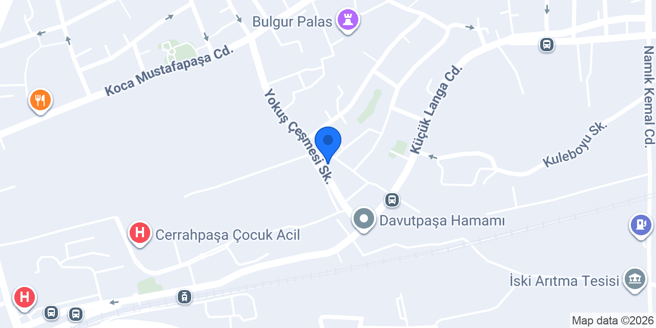 Cerrahpaşa Oksijen Eczanesi konumu