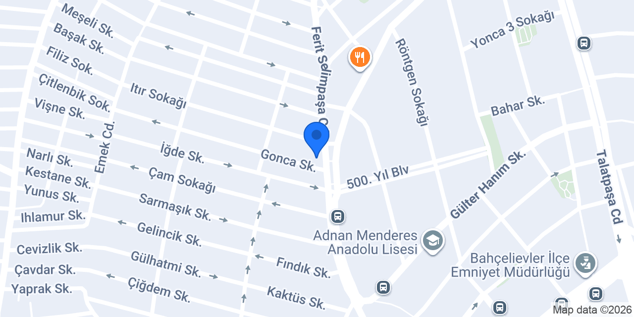 ASLANOĞLU FIRIN PASTANE konumu