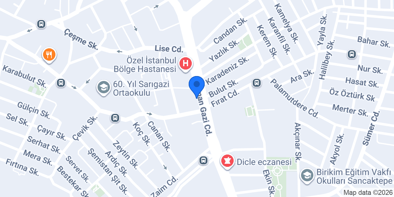 Tüylüoğlufırın konumu