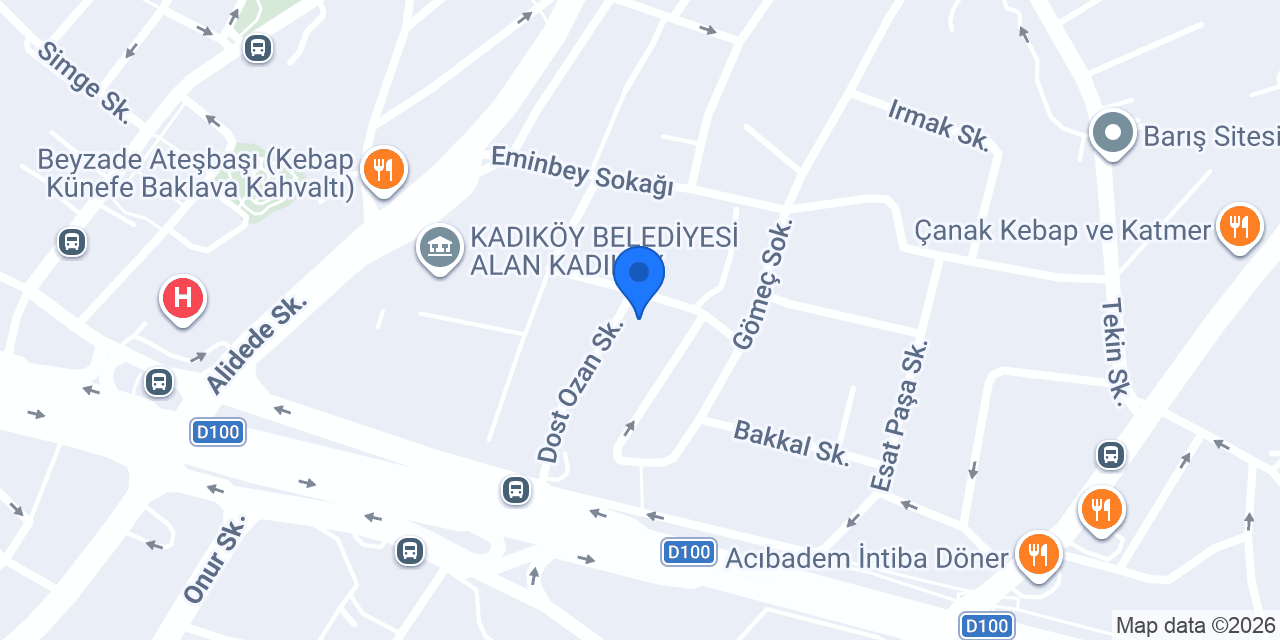 KRM Kuru Temizleme konumu