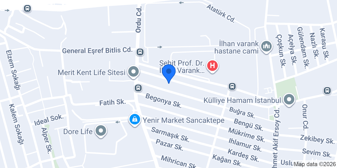 Sancaktepe Günlük Kiralık Daire konumu