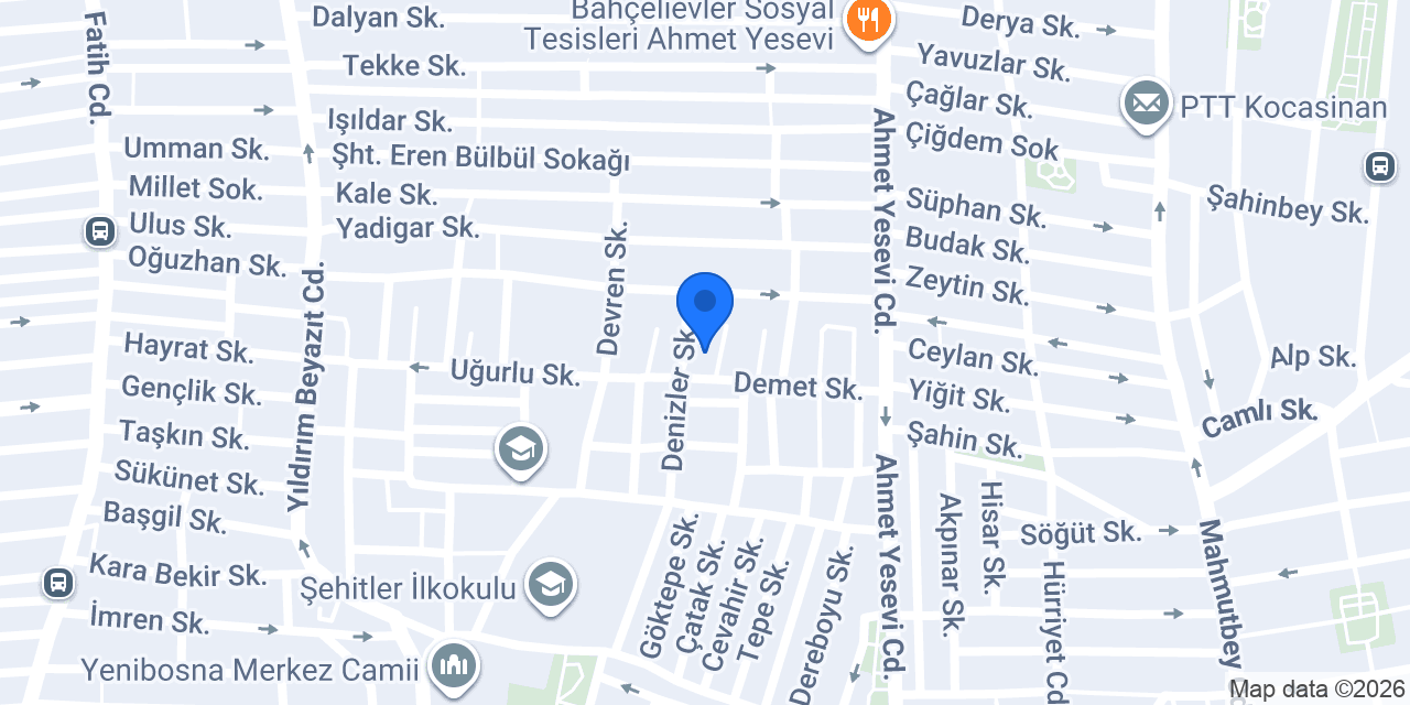 Bahçelievler Gül Elektrik konumu