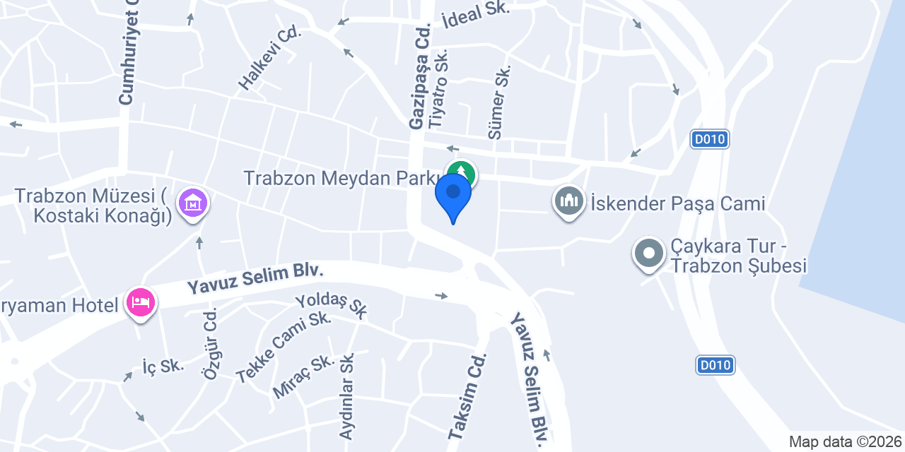 Trabzon Hanedan Cafe & Restaurant konumu