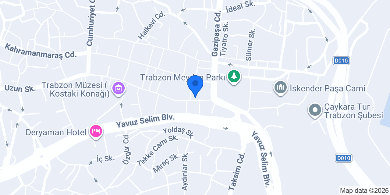 Yeşil Bakery konumu