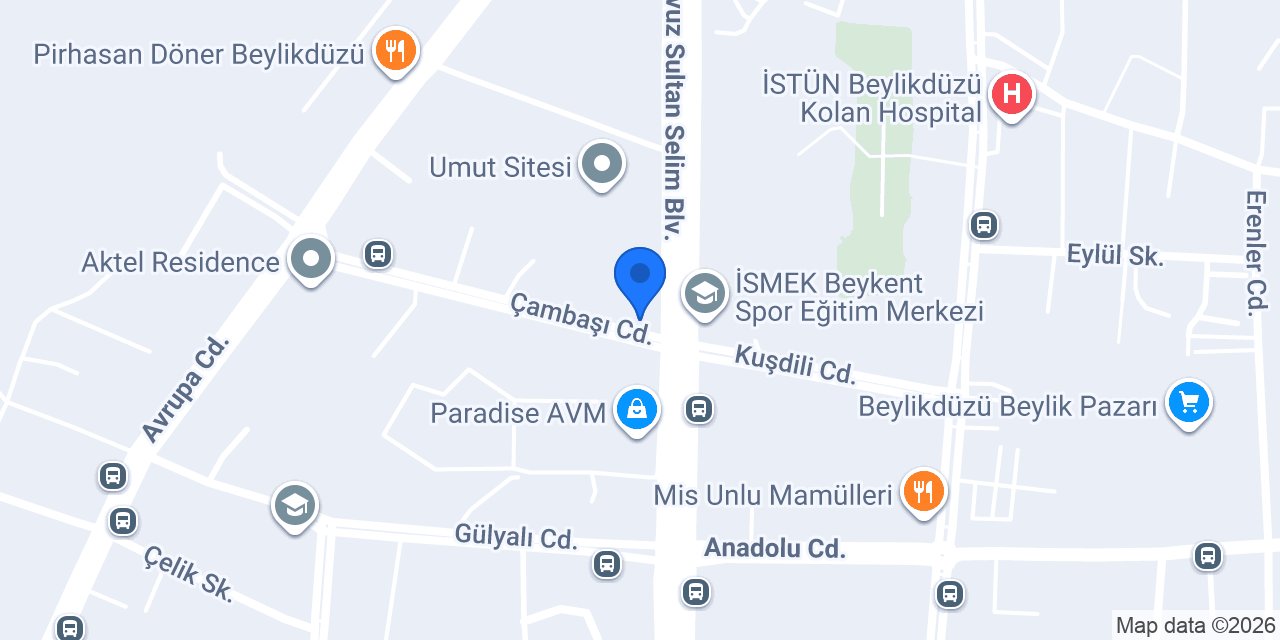 Diş Hekimi İlker Topcu konumu