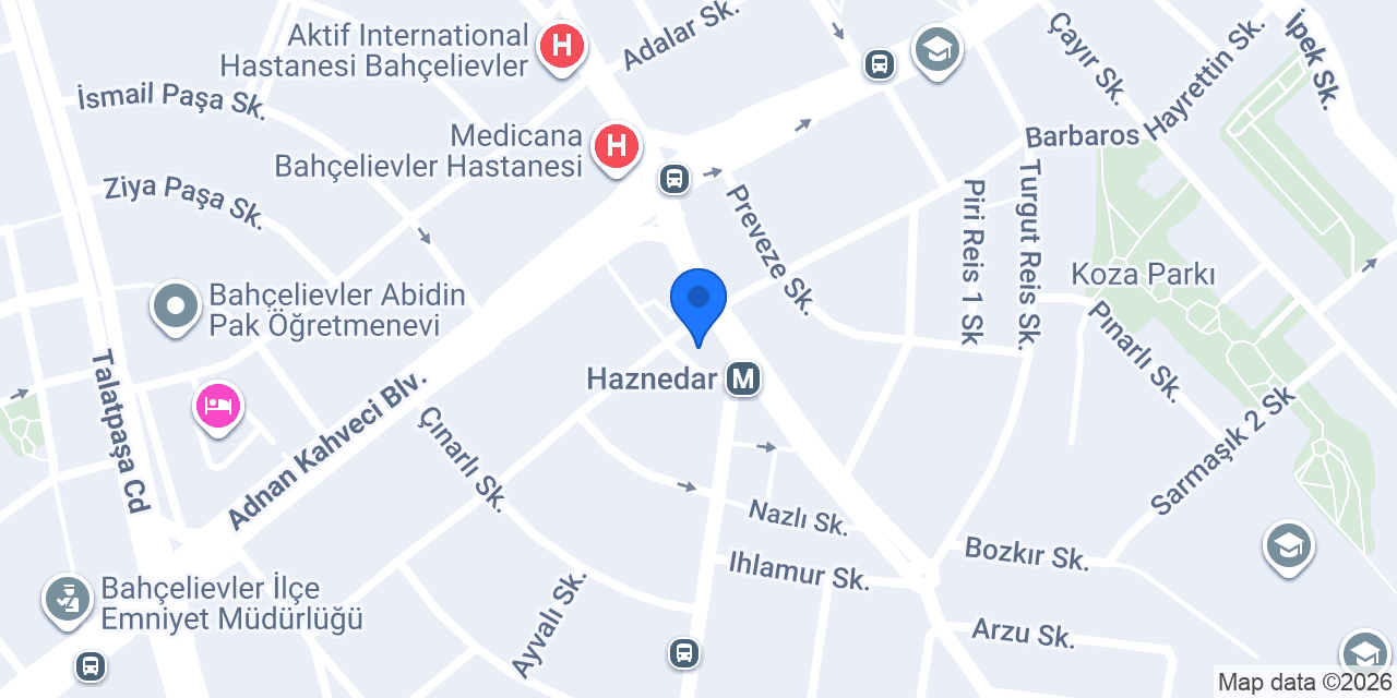 ARKA BAHÇE CAFE konumu