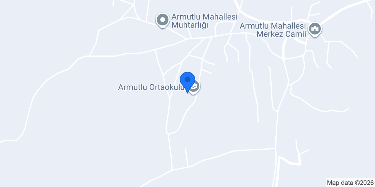 Armutlu Ortaokulu konumu
