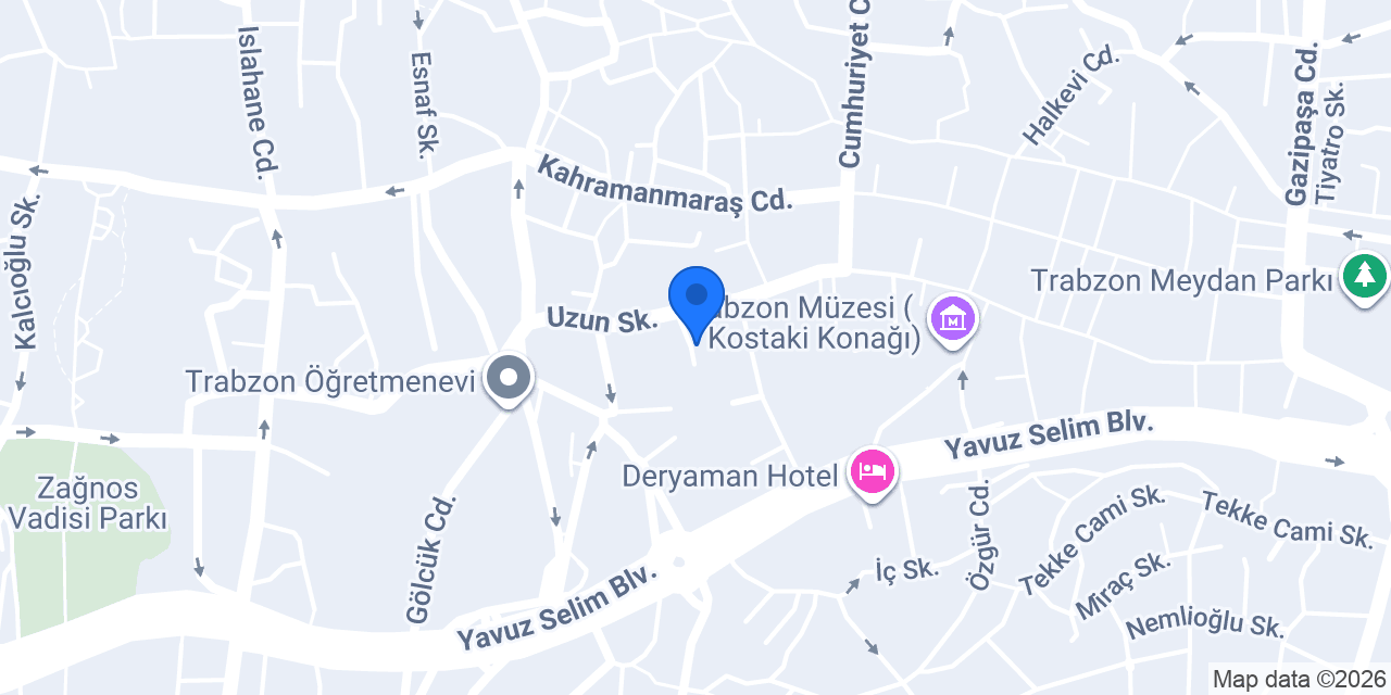 Kulüp Bahçe Kafe konumu