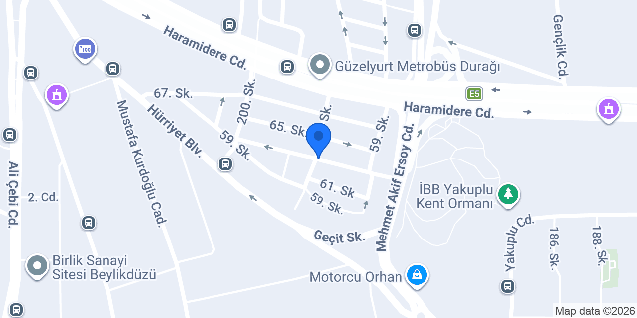 Yagmur Spa merkezi konumu