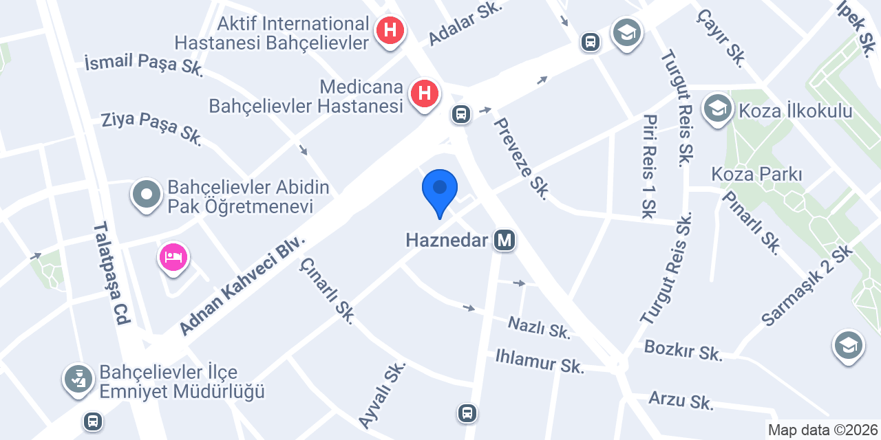 Yedek Parca Budur konumu