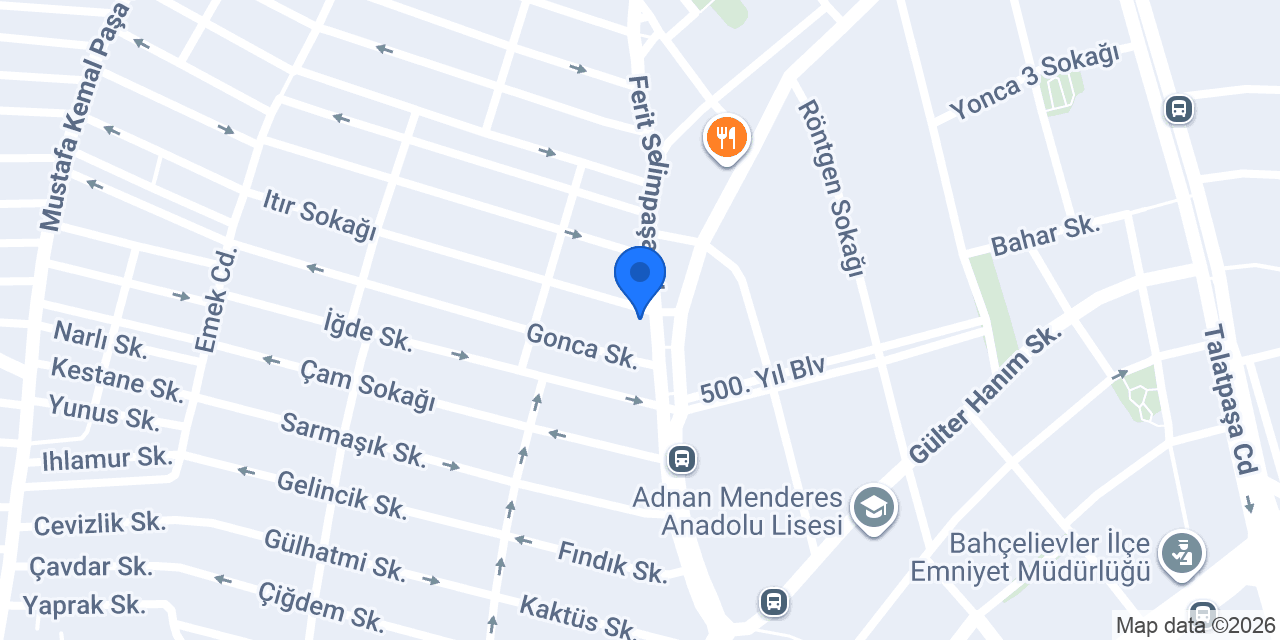 EMİN ELEKTRİK BAHÇELİEVLER konumu