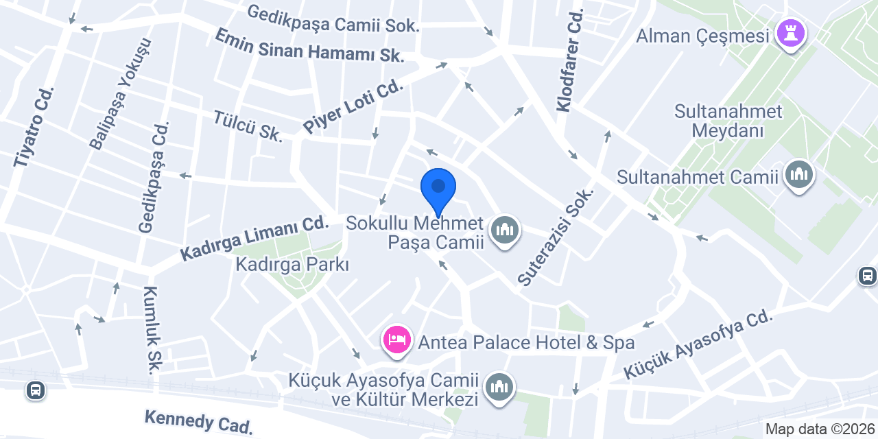 İstanbul Sightseeing Tur konumu