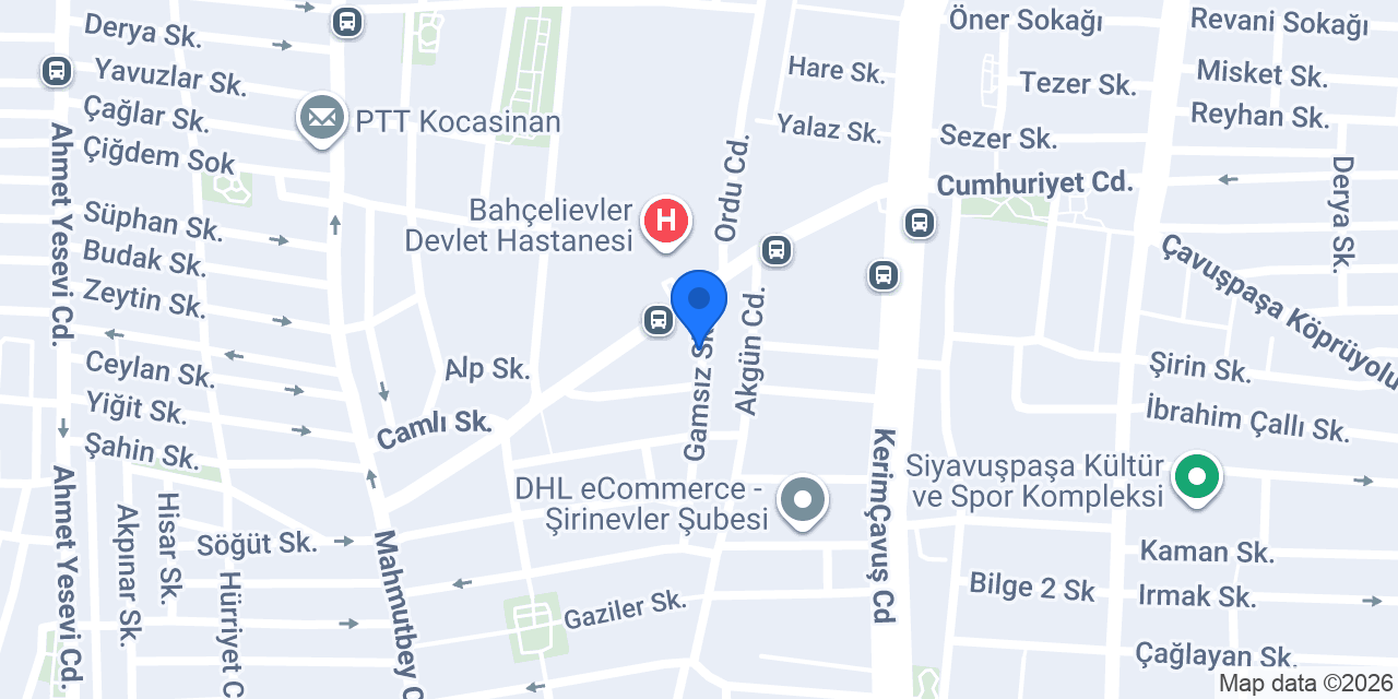 Derya Bayan Kuaförü konumu