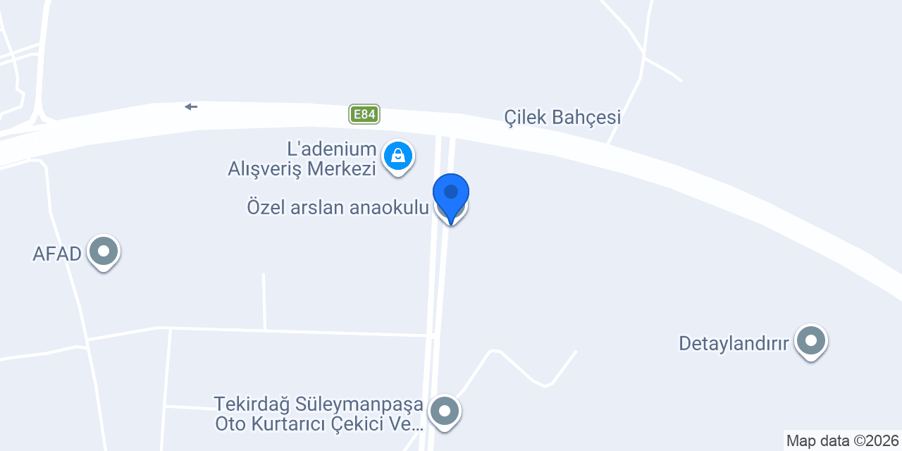 Özel arslan anaokulu konumu