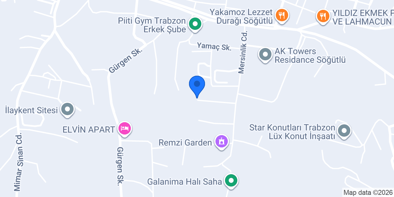 TOTİİ BABY SPA TRABZON konumu