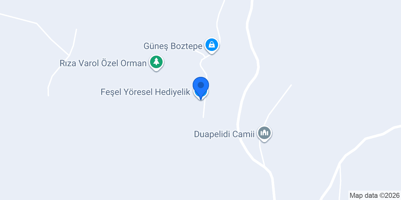 Feşel Yöresel Hediyelik konumu