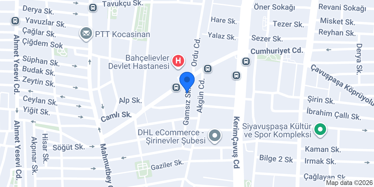 Çiçek durağı2 konumu