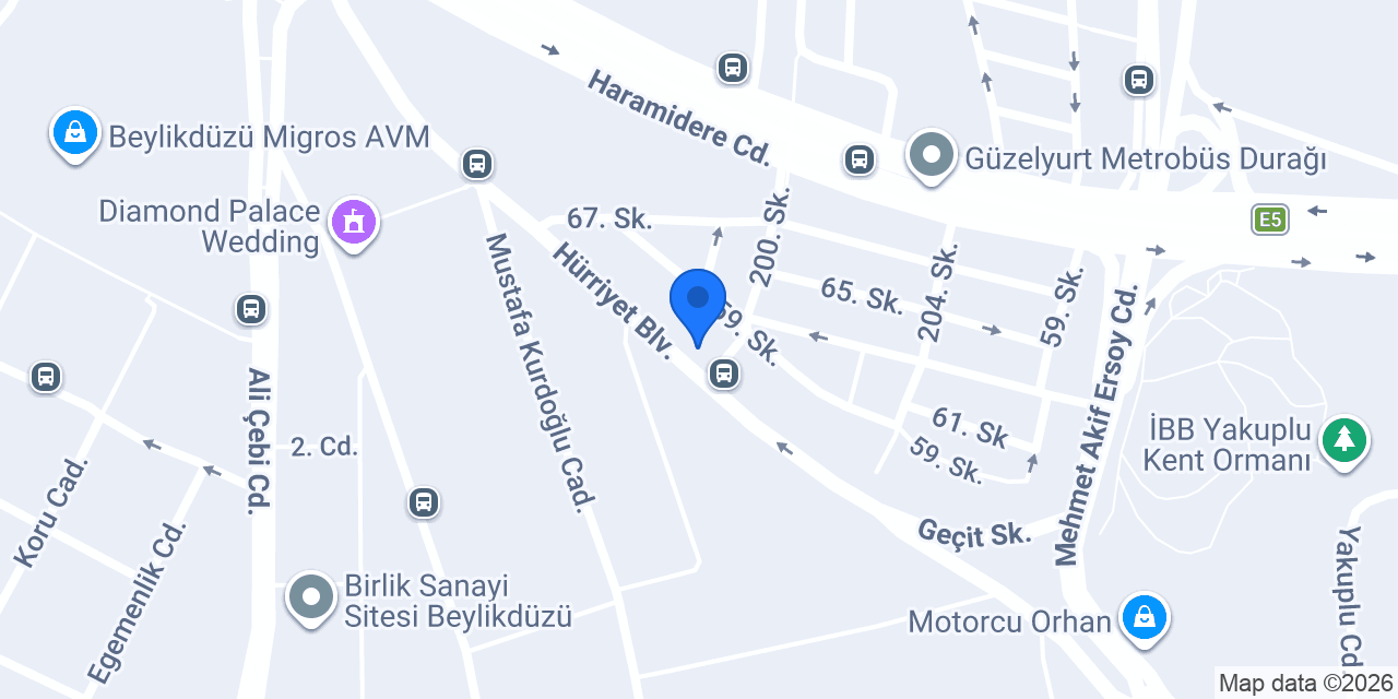 KANVEK İnşaat konumu